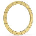 Gold Simulated Bead Lock Ring
